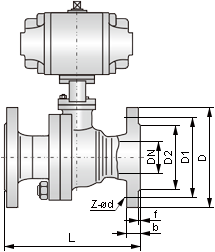 氣動(dòng)不銹鋼球閥
